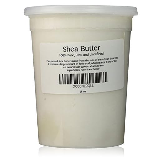 100% Pure Unrefined Raw SHEA BUTTER - from the nut of the African Ghana Shea Tree (28 oz)