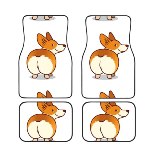 Alfombrillas de coche de corgi para evitar resbalones y proteger el suelo de suciedad