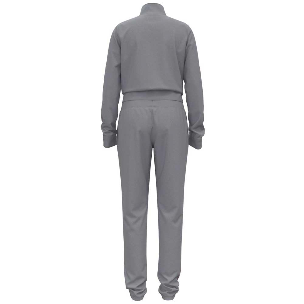Dres dziecięcy Icon Knit Crop Tracksuit szary Under Armour