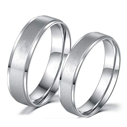 Bague couple acier inoxydable pour sceller votre amour au quotidien