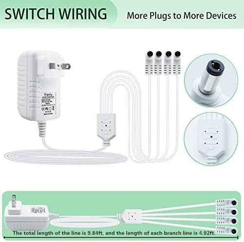 Miniatura 4 de Adaptador de corriente ACDC de 4.5 V compatible con accesorio iluminado Lemax 94563 94564 74707 74295 84428 94565 94566 94527 44241 64517 Navidad