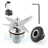 Blade Replacement Parts for Vitamix 500 5200 6300 VM0103 Blender Wet Blade Replacement Assembly with Wrench and Drive Socket Compatible with 64oz and 32oz Container