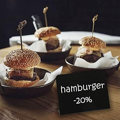 19PCS Mini Chalkboard Signs Set, Basicon Small Blackboard with Liquid Chalk Markers Eraser Little Chalkboard Signs for School/Wedding/Birthday/Buffet/Party/Message Boards (4x3 inch)