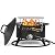 Portable Propane Fire Pit, 24 Inch Smokeless Gas Fire Pit Bowl for Outside, 60,000 BTU Outdoor Firepit with Grill Grate & Lid for Camping, Patio, Yard, Garden