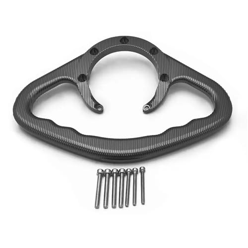 Asidero de pasajero MT-09 y MT-07 en aluminio CNC color titanio de alta resistencia