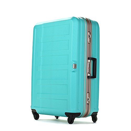 スーツケース フレーム ハードスーツケース 4輪 消音/静音キャスター 5088-55-ブラック 保証付 47L 61 cm 4.1kg グリーン