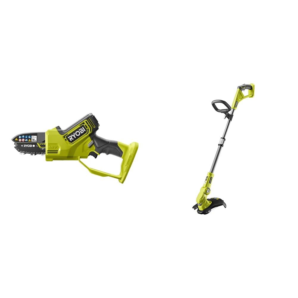 Élagueur à main 18V RYOBI et coupe-bordures OLT1832 sans batterie pour jardin