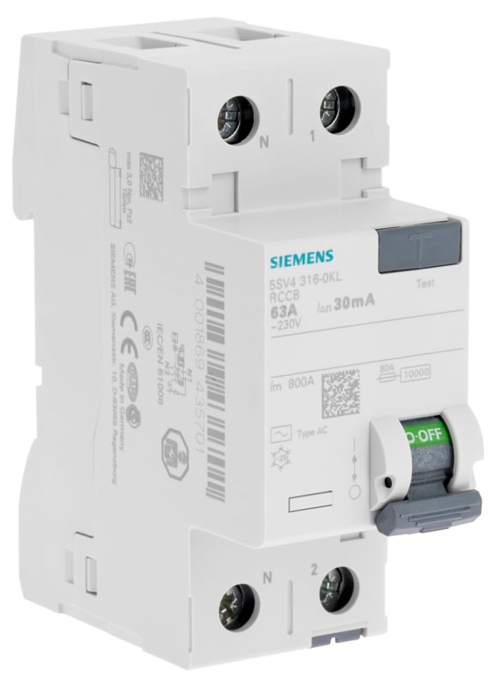 SIEMENS - Interrupteur Différentiel 30 mA 63 A - Type AC