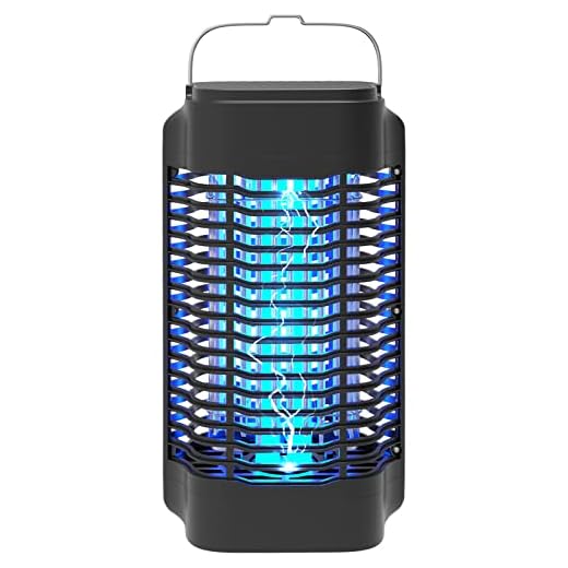 Electric Bug Zapper 18W for Indoor Effective 4200V Mosquito Zapper Killer Waterproof Mosquito Trap & Insect Fly Zapper (Black)