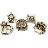 5PCS Italian Ornament Rome Decor Decorations Italy Small Statue Figurine Colosseum Architecture Wolf St. Peter's Basilica Trevi Fountain Roman Collectibles Travel Gifts Building Sculpture Miniature