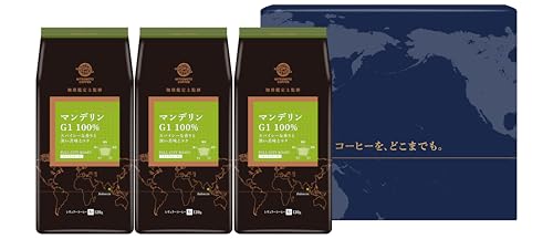 MITSUMOTO COFFEE マンデリンG1 100% 粉 120g×3袋