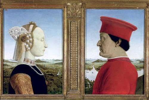 Portraits de Federico Da Montefeltro par Piero Della Francesca art mural poétique d'Italie