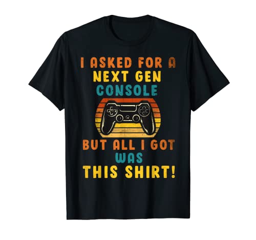 Funny Next Gen Console Vintage Retro Gamer Videojuego Player Camiseta