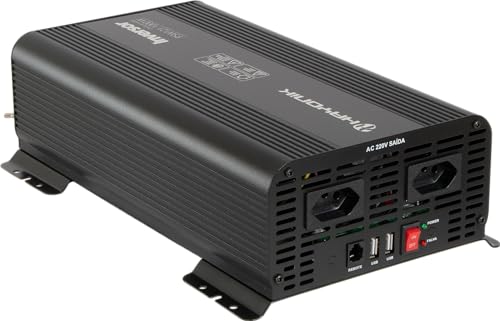 HAYONIK, Inversor Off-Grid, Onda Senoidal Pura, Potência Nominal 1000W, Pico de Partida 2000W, Entra