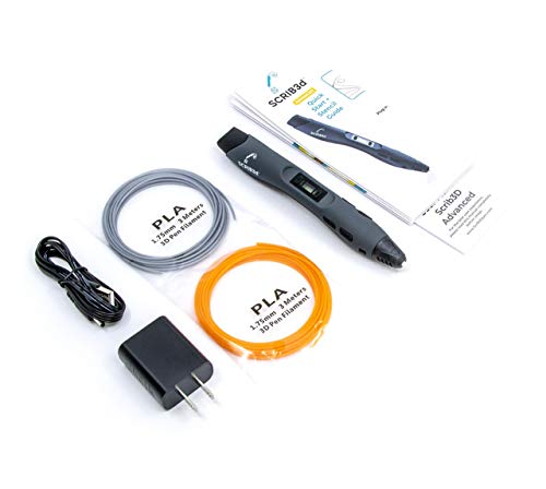 Scrib3D Advanced 3D Printing Pen With 20 Feet Of Filament, Stencil Book, And Project Guide #TOP2