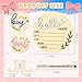 AINBIN Baby Announcement Sign, Gender Reveal for Welcome Baby 3PCS Its a Boy/Girl and Hello World Newborn Sign Board Wooden Birth Name Announcement Plaque and Pen for Hospital Shower Party Photo Props