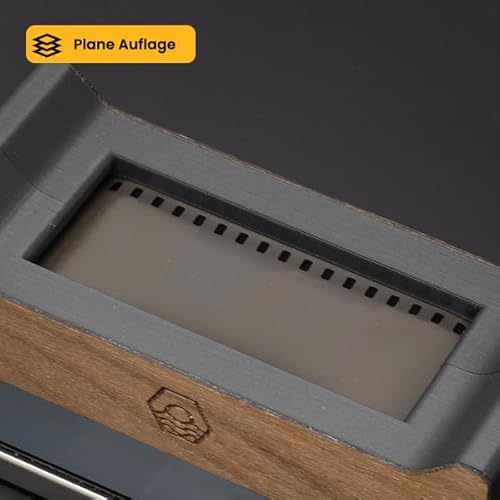 Negativhalter 35mm – Filmhalter zur Digitalisierung analoger Filme – 36 Bilder in unter 1 Minute – Ideal für Scannen mit DSLR (Mattschwarz ohne Echtholz)