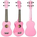 Martin Smith Soprano Ukulele avec Sac Ukulele et livre d'accord - rose #1