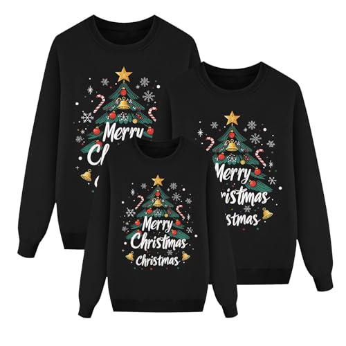Pyjama de Noël assorti pour papa et famille en coton doux imprimé fêtes