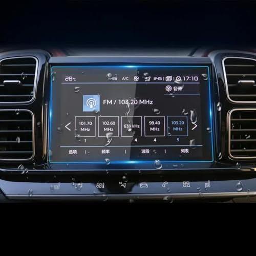 Protection écran auto anti-rayures pour système tactile Citroën C5 Aircross