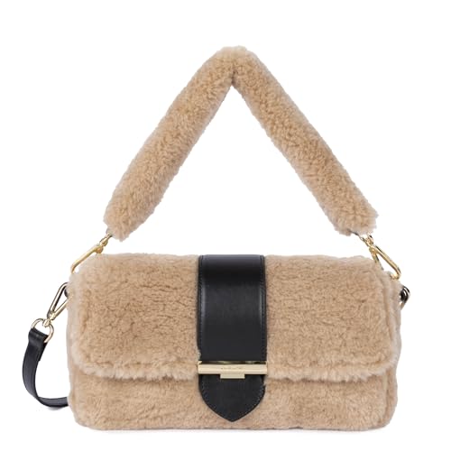 Sac trotteur Lancaster en moumoute chic pour femme