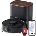 SwitchBot K11+ Robot Vacuum & Mop with Matter, 6000Pa Suction, 90-Day Hands-Free Self-Emptying, LDS Navigation, 3.6″ Ultra-Slim, Anti-Tangle for Pet Hair, Works with Alexa, Google Home, Apple Home