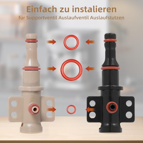 Dichtung O-Ringe für Philips Saeco, 30 Stück Dichtungsringe Brühgruppe mit Reinigungsbürstenset für Supportventil Dampfventil Auslaufventil Kaffeevollautomat Ersatzteile (Komplettset)