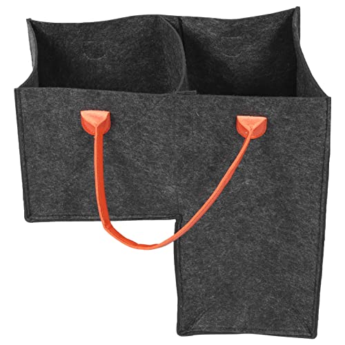 Amosfun Cesto Portaoggetti in Feltro Per Scale Organizer Per Vestiti Sporchi e Articoli Vari Pieghevole e Facile Da Usare Grande Capacità Per Casa