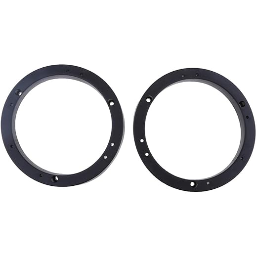 MYADDICTION Pair Universal 6inch Car Speaker Spacer Adapter