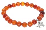 Karneol Kugel Armband . Jetzt Online bei Heilsteinoase24 entdecken! Heilsteinoase24: Toller Schmuck – Steine – Mineralien und vieles mehr.