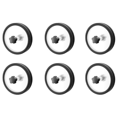 Masslla 6Stück 12-EP-LP-Vinyl-Schallplattenetikettenreinigung Schutzhülle Schutz Wasserdichter Etikettenhüllen-Plattenhalter