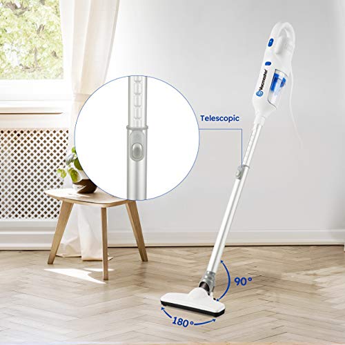 Vacmaster Corded Stick Vacuum Cleaner 2 in 1 Ultra-Lightweight 14Kpa Power Suction Handheld Vacuum Cleaner with Washable HEPA Filter for Home, Car, Pet Hair, Carpet, Hard Floor by Vacmaster - Image 4