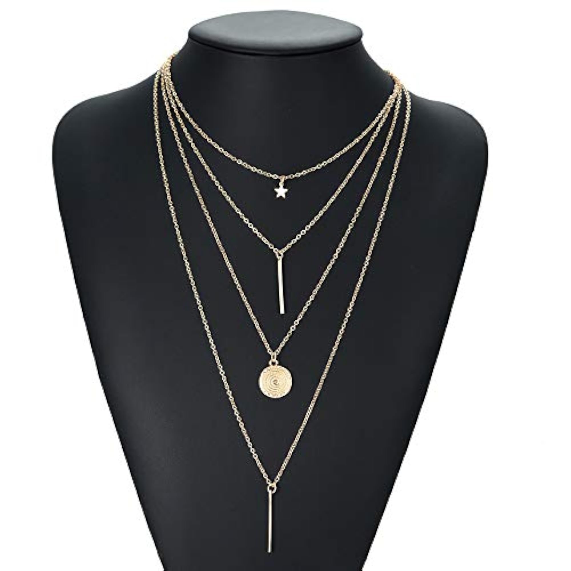 Valentine Layered Plated Necklace for Her