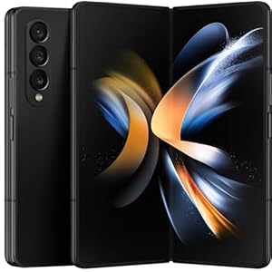 Samsung Galaxy Z Fold 4 Cell Phone, Factory Unlocked Android Smartphone, 512GB, Foldable Display, S Pen Compatible, US Version, Phantom Black (Renewed)