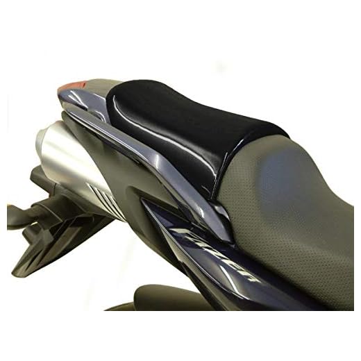 Powerbronze Cubierta de asiento para Yamaha FZ-6 04 – 06/Fazer 600 04 – 06/FZ-6 S2 07 – 09/FZ-6 FAZER S2 07 – 09, color negro