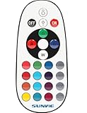 SUNVIE Color Changing Landscape Lights Remote Control Low Voltage Spot Lights Remote Controller for RGBW Landscape Lights Spotlight Outdoor