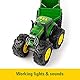 John Deere 47353 Treads Traktor Wagon, Monster Truck Spielzeug Rädern, Grünes Kinderspielzeug, für Jungen und Mädchen ab 3 Jahren, bis zu 38cm groß