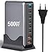 Produktbild 500W USB C Ladegerät 8-Port, Schnellladegerät Adapter mit GaN III und PD 3.1, mit 6 USB-C und 2 USB-A PD PPS Charger 100W Netzteil für MacBook, iPhone, Laptop, iPad, Samsung