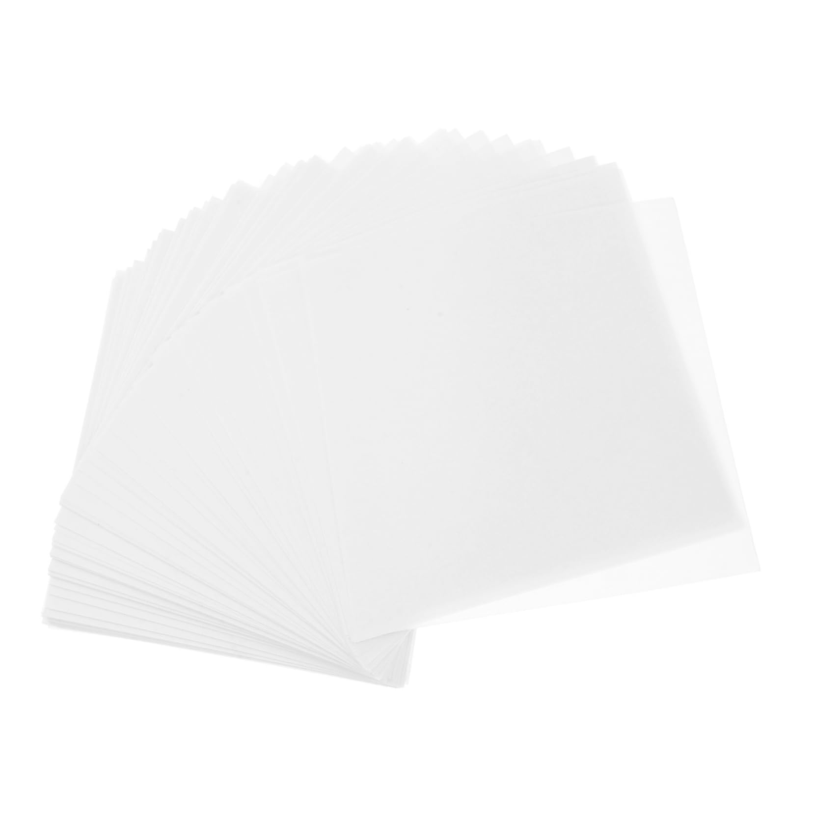 OSOLADY Square Weighing Paper Pad 500pcs 150mm Non-Stick Non-Absorbent for Lab Educational Use