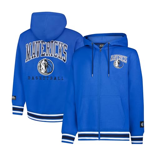 Chaqueta de baloncesto Dallas Mavericks con capucha para vestir cómodo