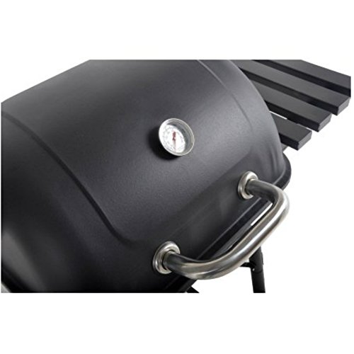 26 Inch Charcoal Barbeque Grill with Lid & Warming Rack For Outdoor BBQ Cooking