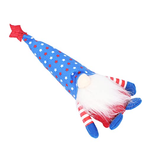 Wichtel-Ornament, Schöne Bedeutung, Unabhängigkeitstag, Wichtel, Mehrzweck, Interessantes Polyester für Büro (Blauer Stern)