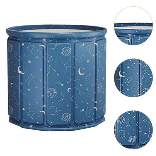 Image of Yagviz Newly Upgraded Portable Bath Tub for Adults -(70L x 65H cm) Foldable Cold Plunge Tub for Recovery - Collapsible Soaking Bath Tub for Shower Stall Home SPA - Outdoor Indoor Ice Bathtub