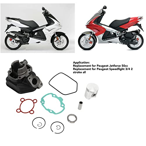 Kit de cilindro de pistão do motor, conjunto de pistão de cilindro de motor de redução de vibração d