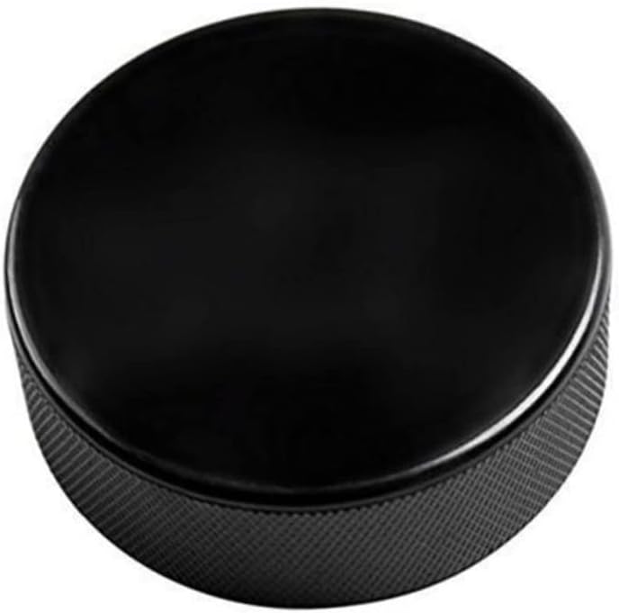 6 Pcs Professional Ice Hockey Pucks Set Standard Rubber Pucks for Training and Games Sports Supplies for Ice Hockey Players