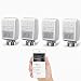 Produktbild FACULX 4 Stück Smartes Heizkörperthermostat, Digitaler Thermostat Heizung, intelligentes Heizen per WiFi, Heizkosten sparen, Thermostat zur Regulation der Raumtemperatur von unterwegs