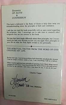 Paperback Dynamics of faith and confession Book