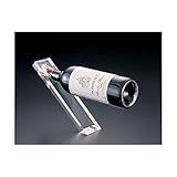 Counter Balanced Acrylic Single Wine Bottle Holder