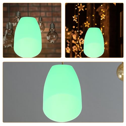 Image of Holibanna Plastic Horseshoe Lampshade Replacement for Floor and Ceiling Lamps Green Decorative Cover for Multi- Lighting Easy Installation Modern Design Optimal Light Distribution