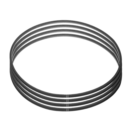 Image of uxcell 4pcs A51 or 4L530 Classic Wrapped Rubber V-Belt, 51 inch(1300mm) Inside Circumference, A Profile V Belt